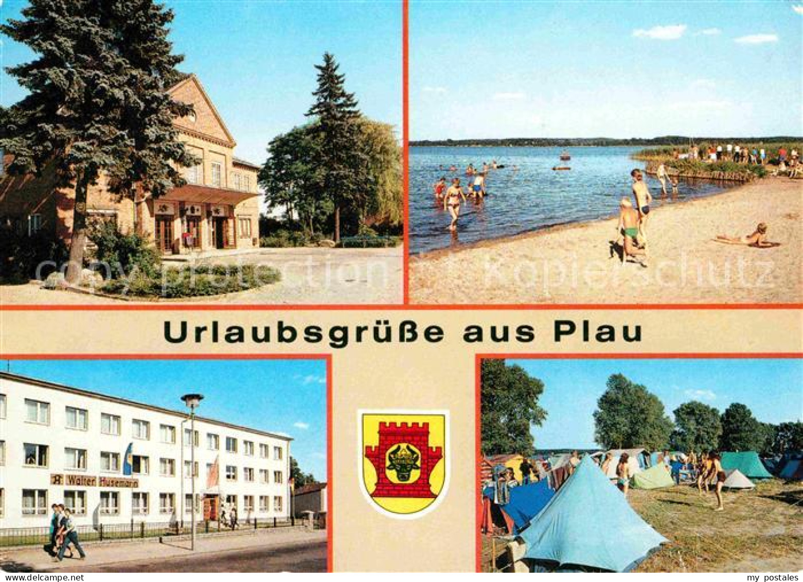 72616315 Plau Mecklenburg Filmtheater Plauer See Jugendherberge Campingplatz Kle - Plau