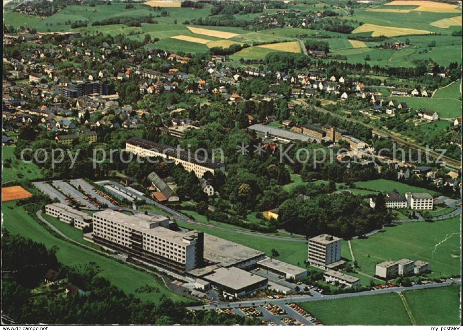 72614364 Waldbroel Fliegeraufnahme Kreiskrankenhaus  Waldbroel - Waldbröl