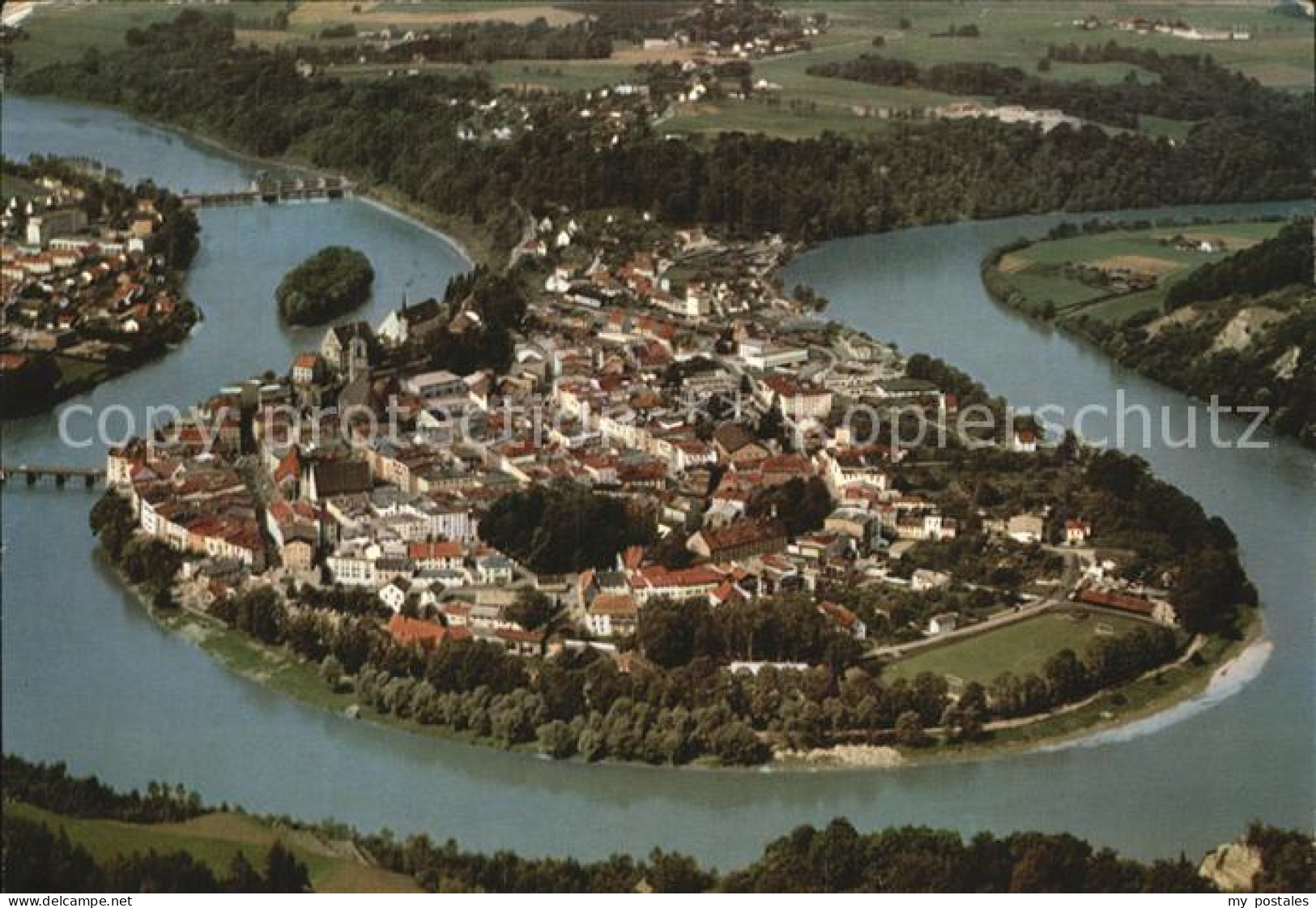 72614192 Wasserburg Inn Fliegeraufnahme Wasserburg - Wasserburg (Inn)