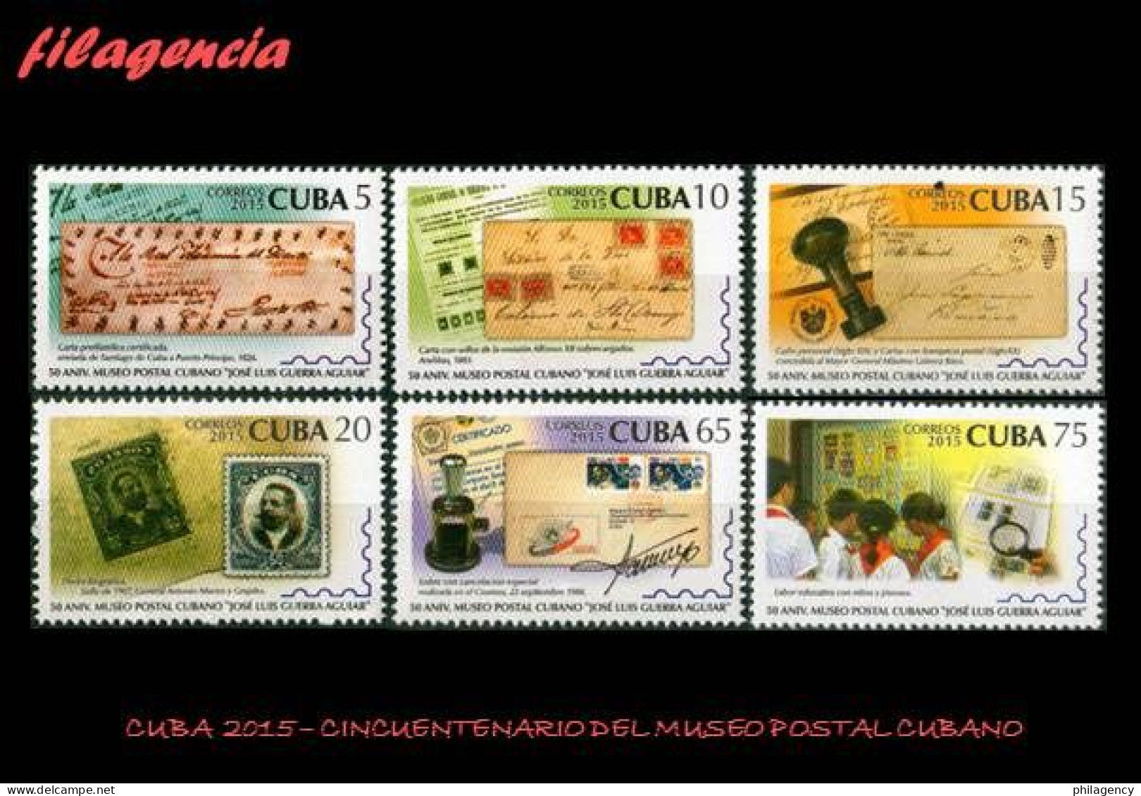 CUBA MINT. 2015-01 CINCUENTENARIO DEL MUSEO POSTAL CUBANO - Neufs