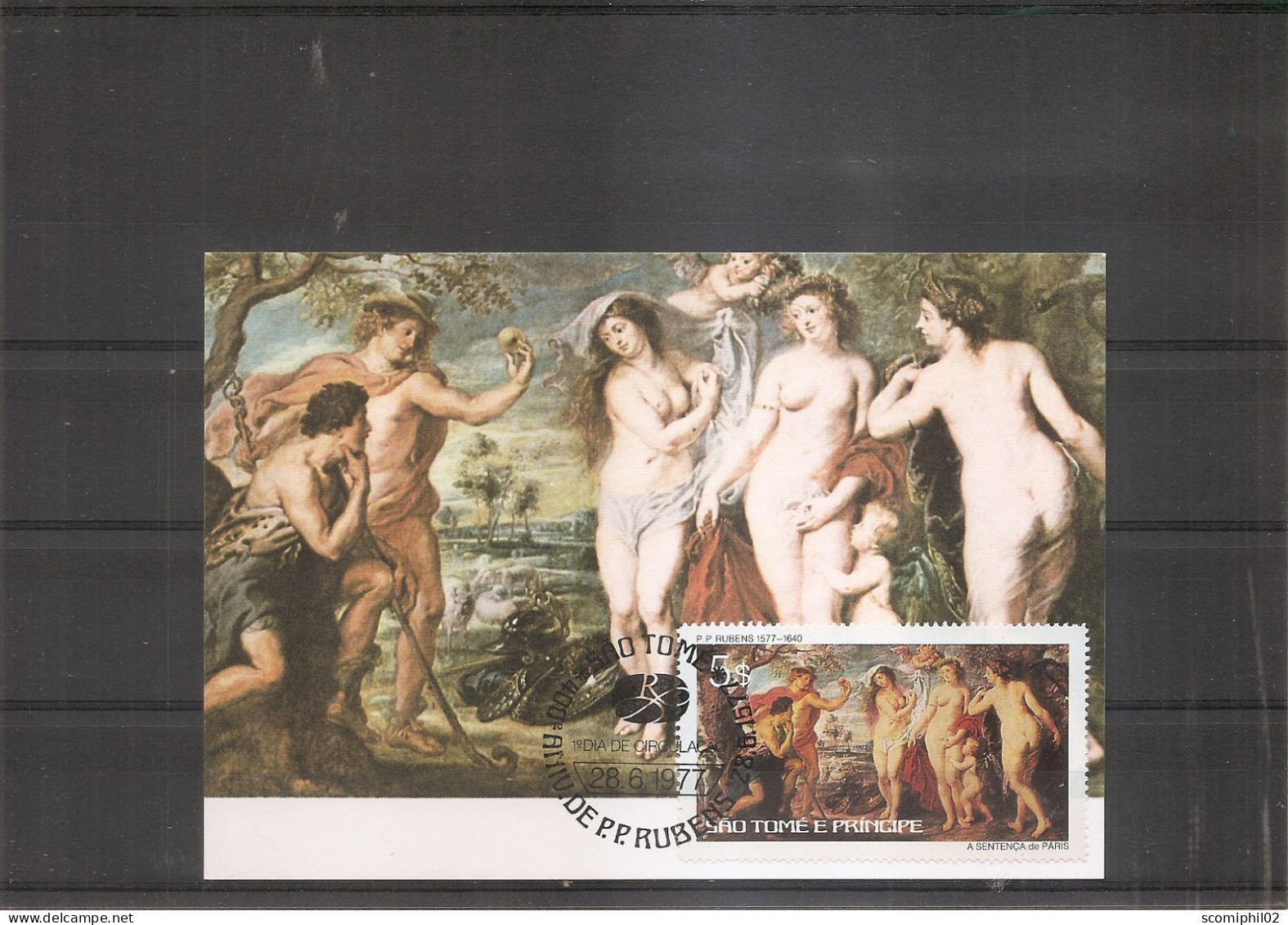 Nus - Rubens ( CM De Saint-Thomas Et Prince De 1977 à Voir) - Nus