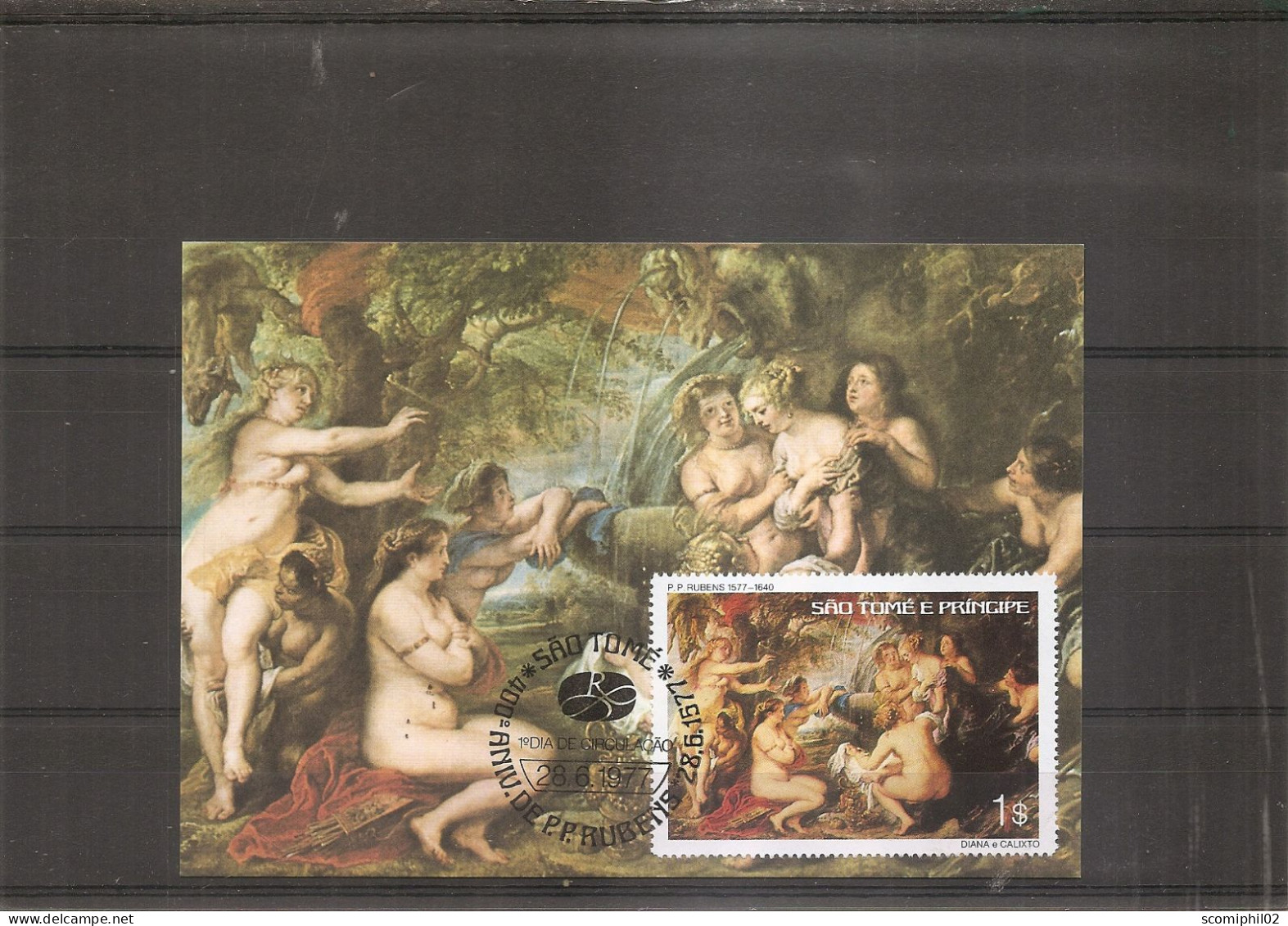 Nus - Rubens ( CM De Saint-Thomas Et Prince De 1977 à Voir) - Desnudos