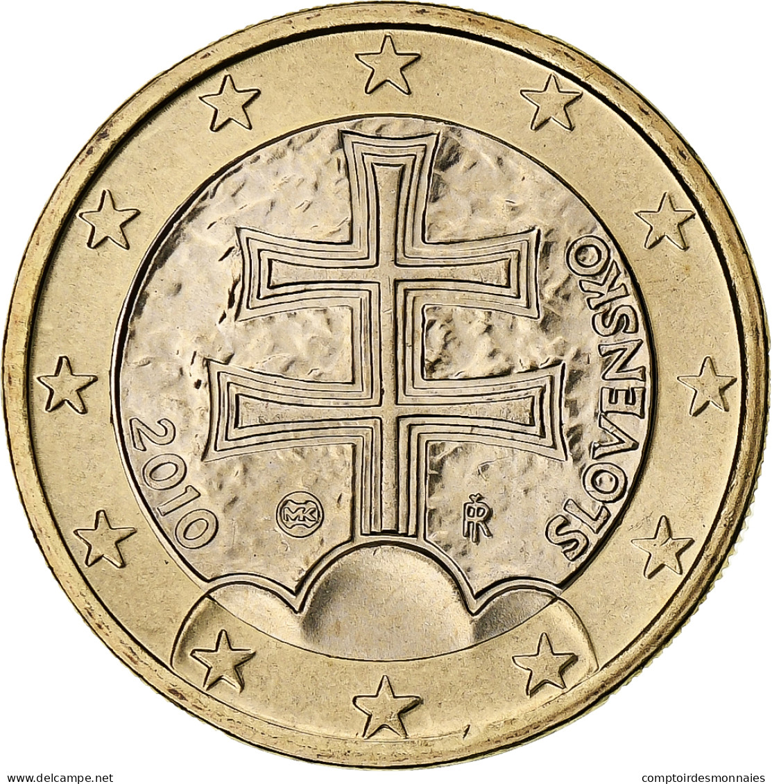 Slovaquie, Euro, 2010, Kremnica, BU, FDC, Bimétallique, KM:101 - Slovakia