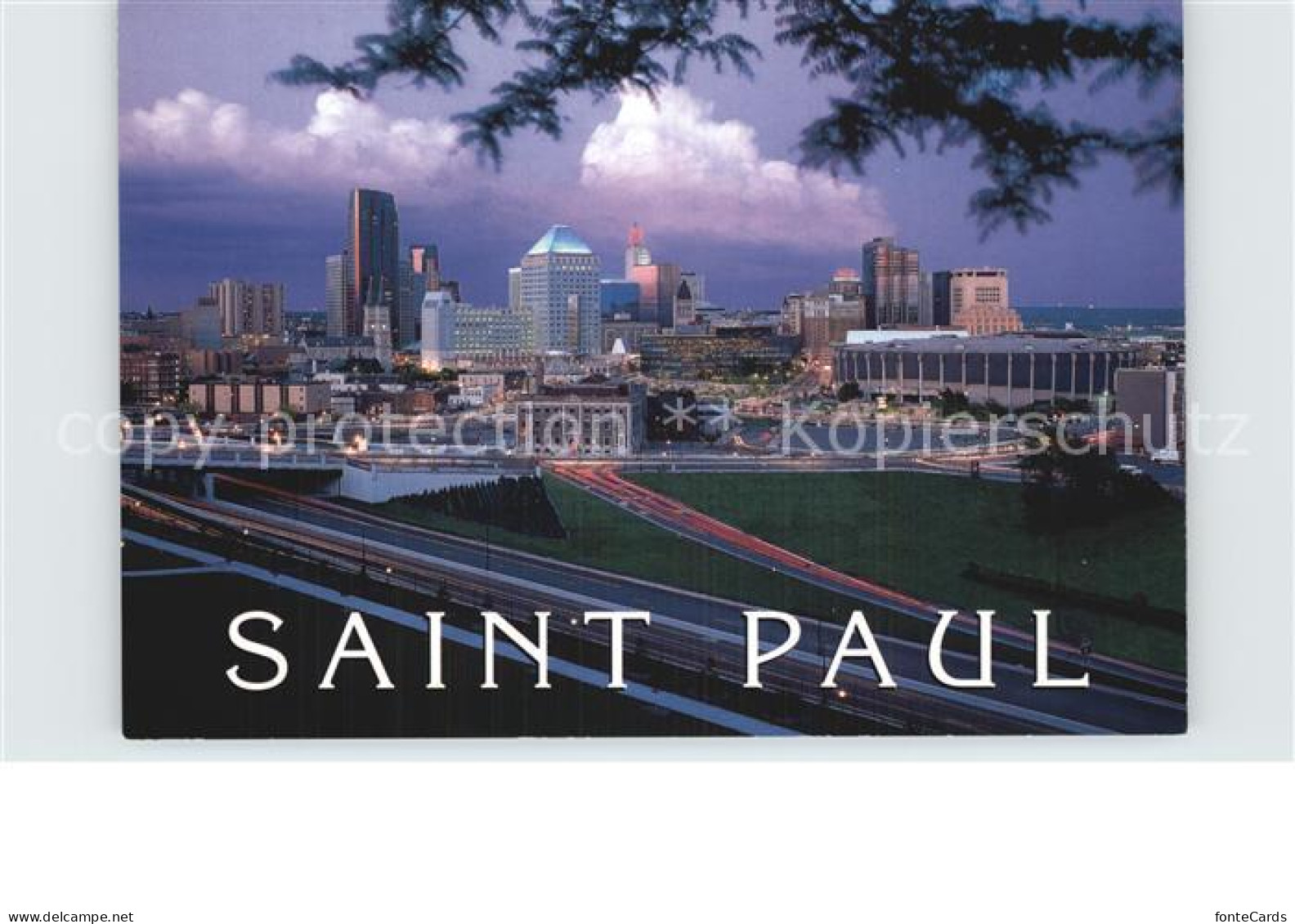 72583054 Saint_Paul_Minnesota Downtown At Dusk - Autres & Non Classés