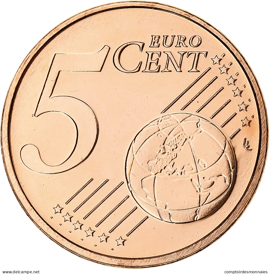 Pays-Bas, Beatrix, 5 Euro Cent, 2007, Utrecht, BU, SPL+, Cuivre Plaqué Acier - Niederlande