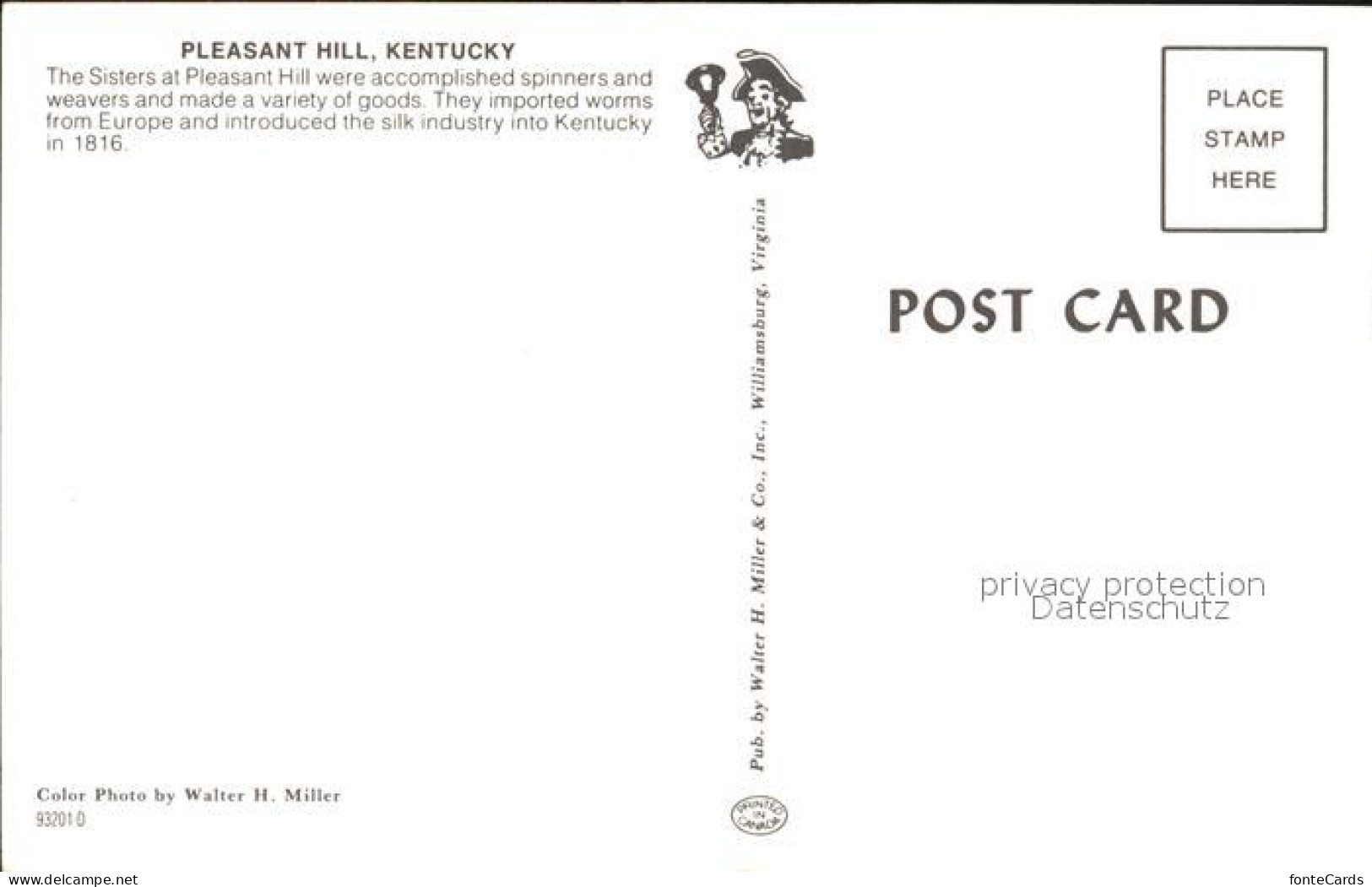 72579847 Kentucky_US-State Pleasant Hill Weberin - Autres & Non Classés