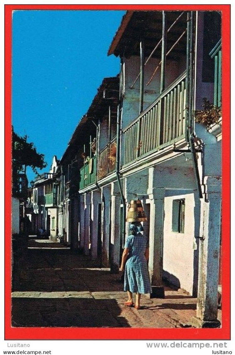 Combarro - Pontevedra - Galicia - Calle Típica ( 2 Scans ) Espagne España - Pontevedra