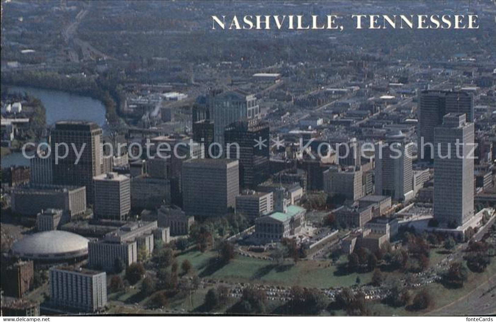 72563430 Nashville_Tennessee Fliegeraufnahme Skyline - Autres & Non Classés