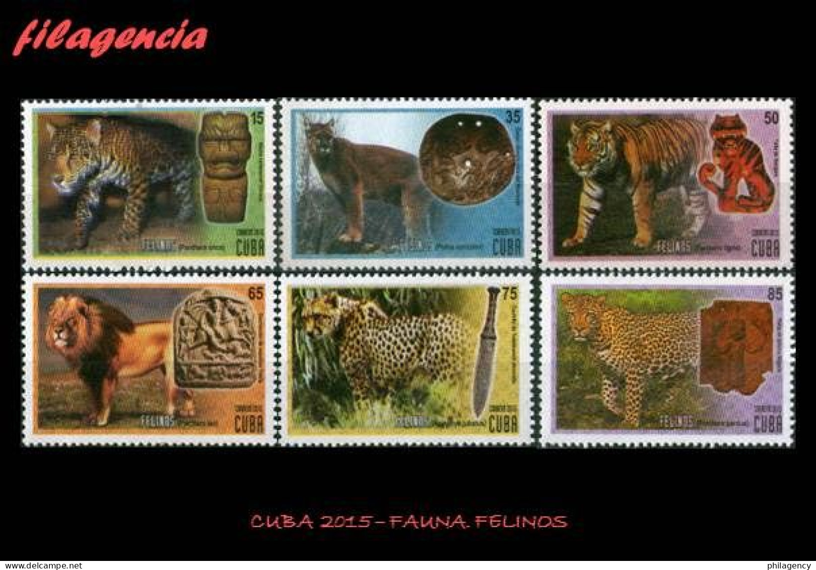 CUBA MINT. 2015-13 FAUNA. FELINOS - Neufs