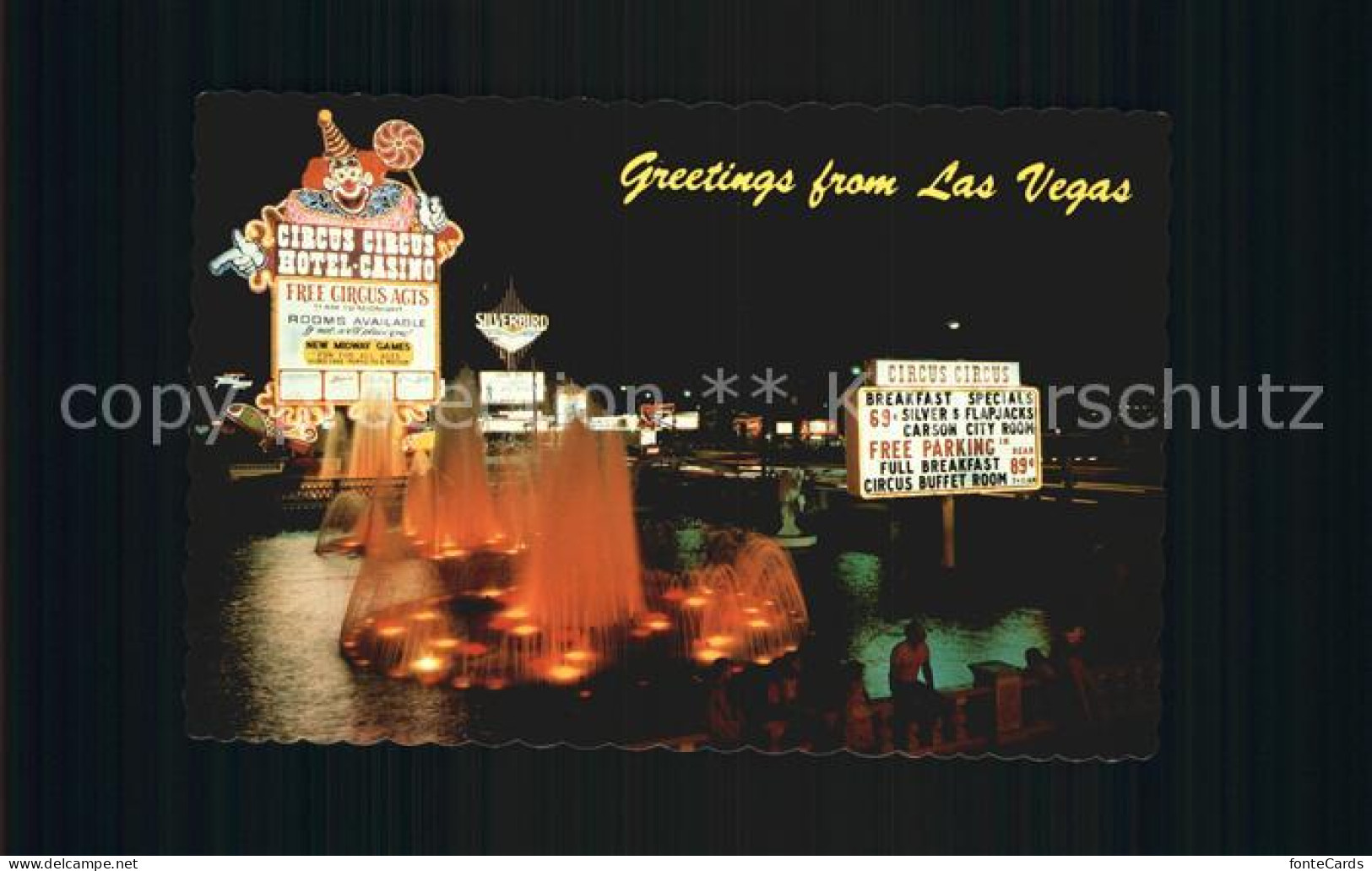 72556410 Las_Vegas_Nevada Circus Circus Hotel By Night - Autres & Non Classés
