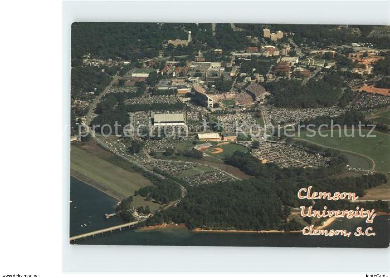 71941616 Clemson University Fliegeraufnahme - Andere & Zonder Classificatie