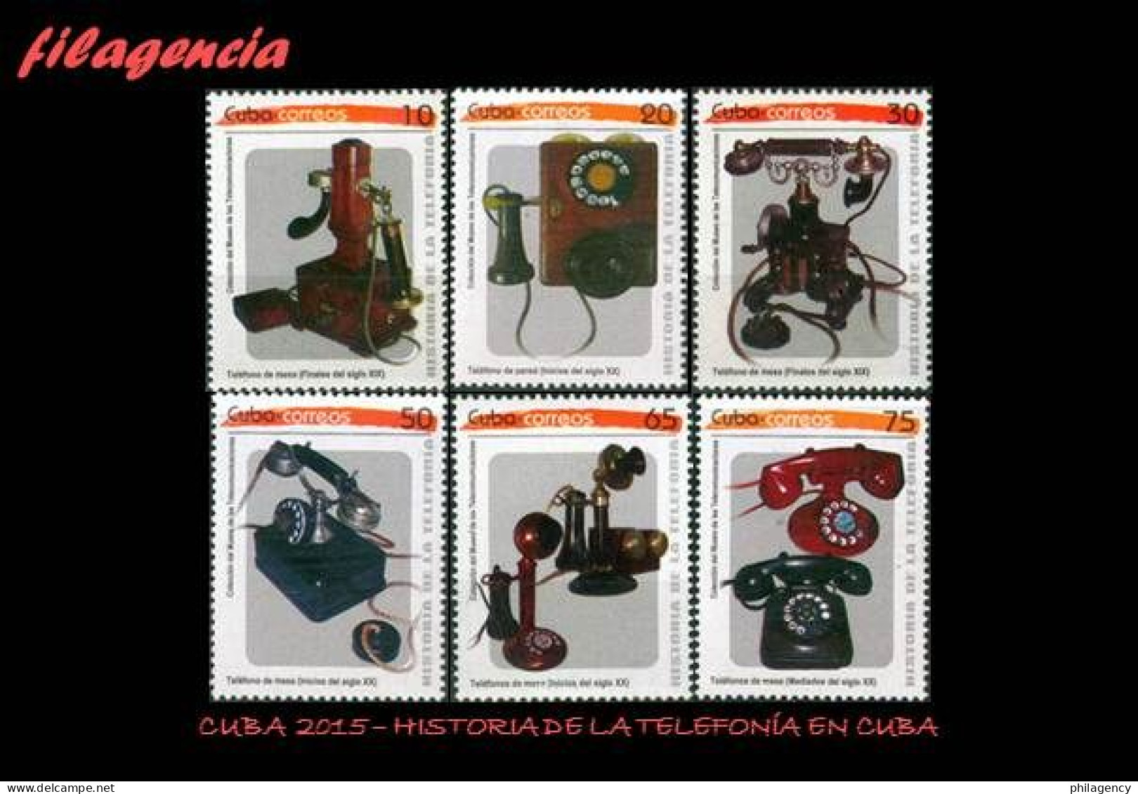 CUBA MINT. 2015-27 HISTORIA DE LA TELEFONÍA EN CUBA - Neufs