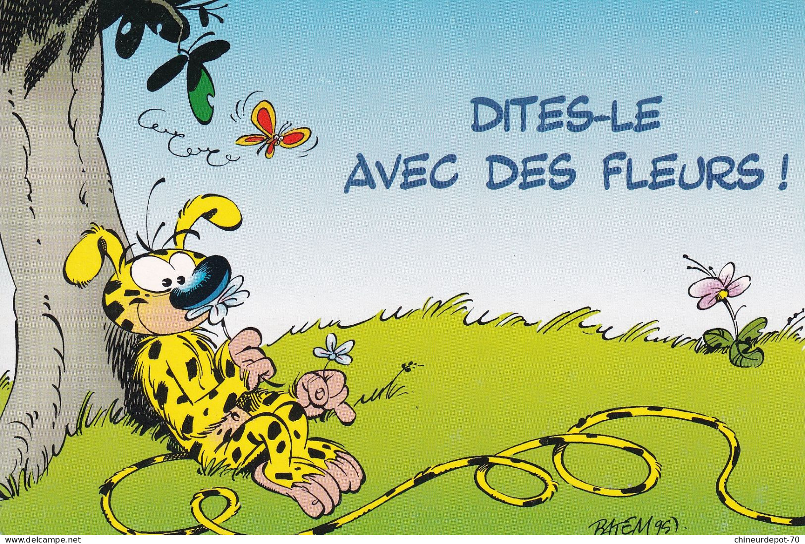 Marsupilami DITES LE AVEC DES FLEURS - Bandes Dessinées