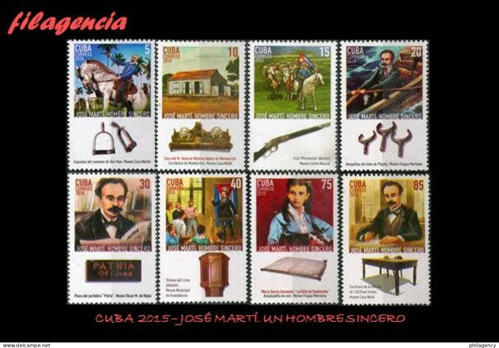 CUBA MINT. 2015-33 JOSÉ MARTÍ. UN HOMBRE SINCERO - Neufs