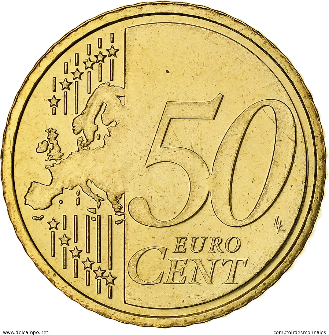 Pays-Bas, Beatrix, 50 Euro Cent, 2007, Utrecht, BU, SPL+, Or Nordique, KM:239 - Paesi Bassi