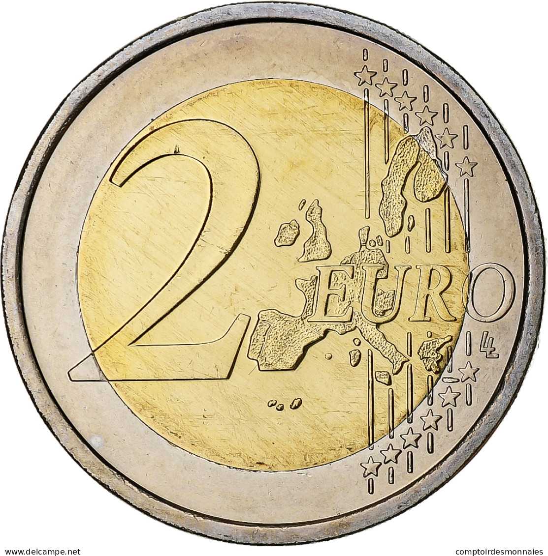 Finlande, 60th Anniversary Of The UN, 2 Euro, 2005, Vantaa, SPL+, Bimétallique - Finlandia