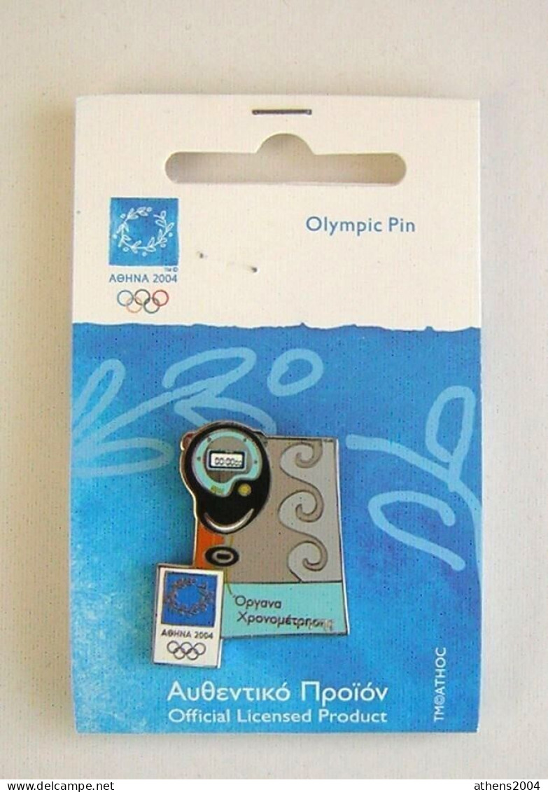 @ Athens 2004 Olympic Games - chronometers series, full set of 6 pins