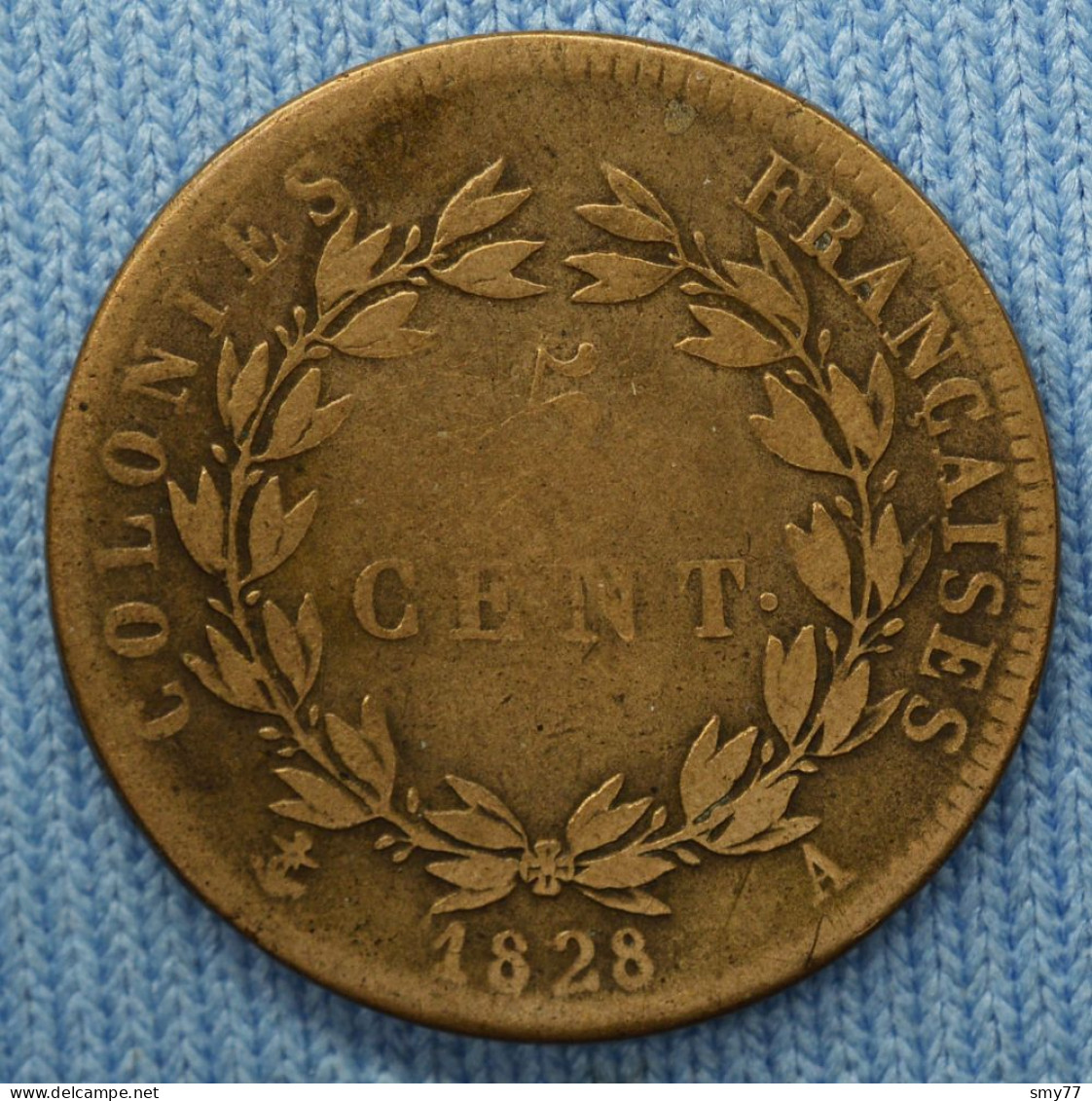 Antilles Françaises / France Overseas • 5 Centimes 1828 • Charles X • [24-126] - Altri & Non Classificati