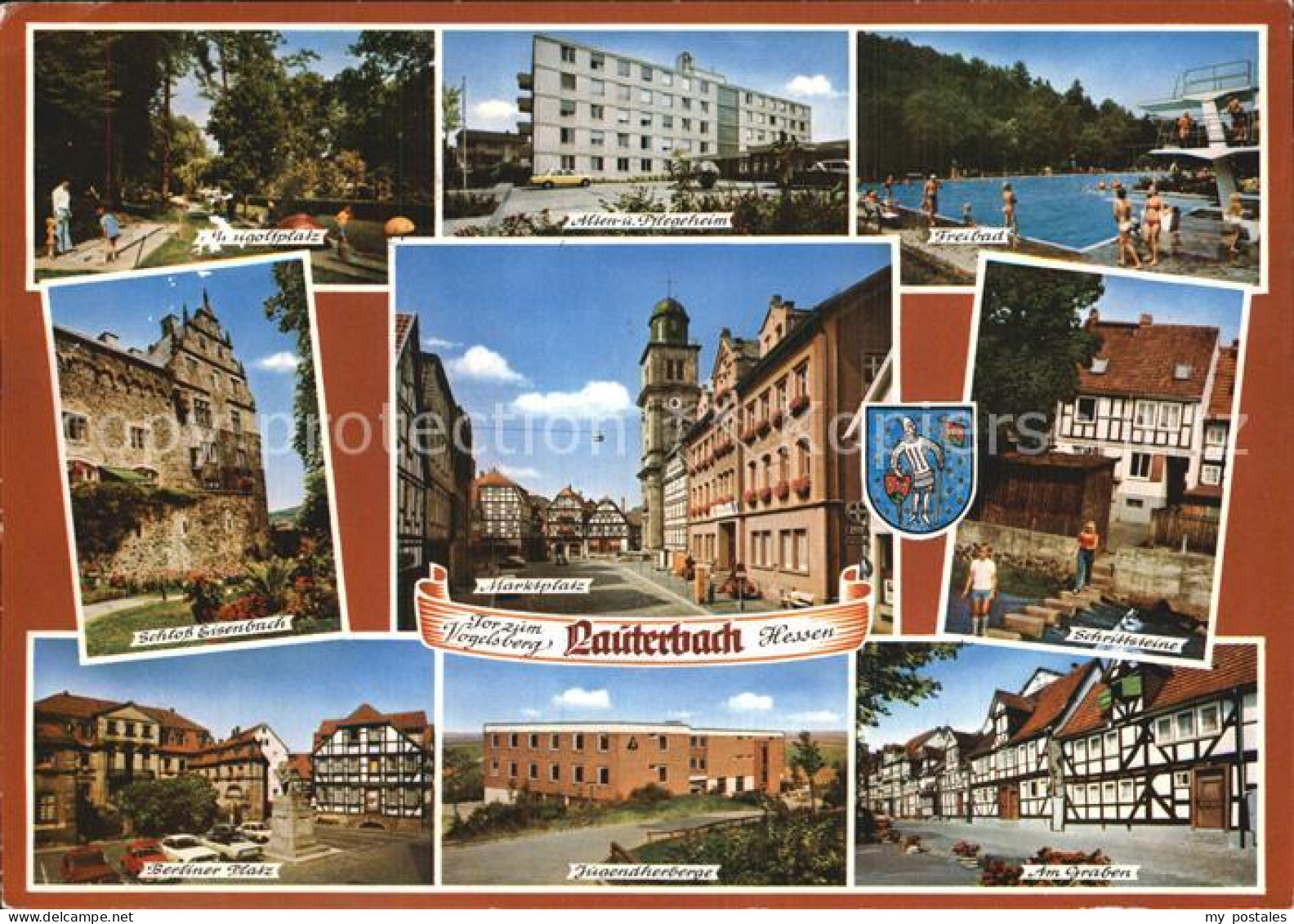 72609401 Lauterbach Hessen Minigolf Schloss Berliner Platz Jugendherberge Am Gra - Lauterbach