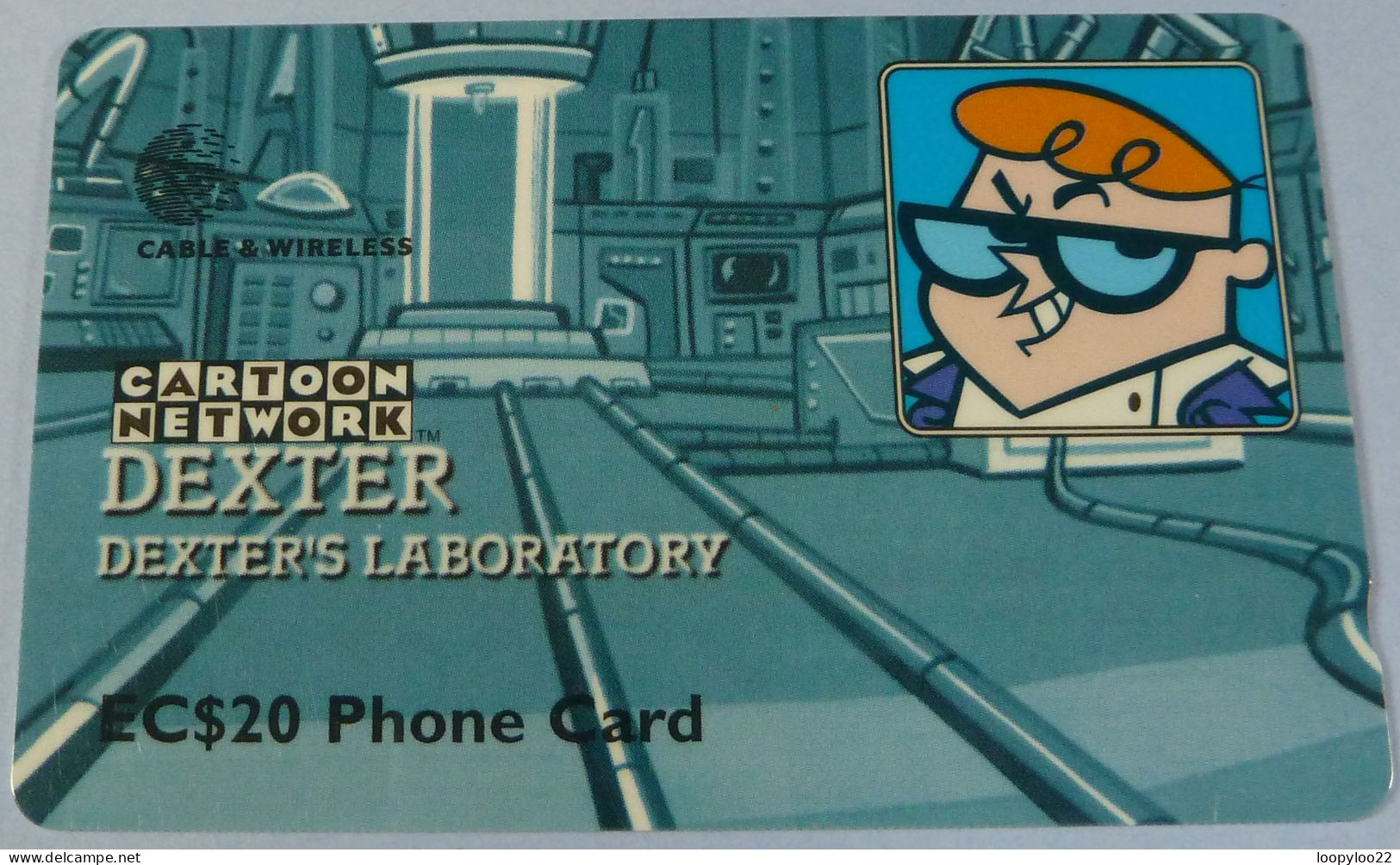 ST LUCIA - GPT - Cable & Wireless - Cartoon Network - Dexter - Specimen - $20 - Limited Edition - St. Lucia