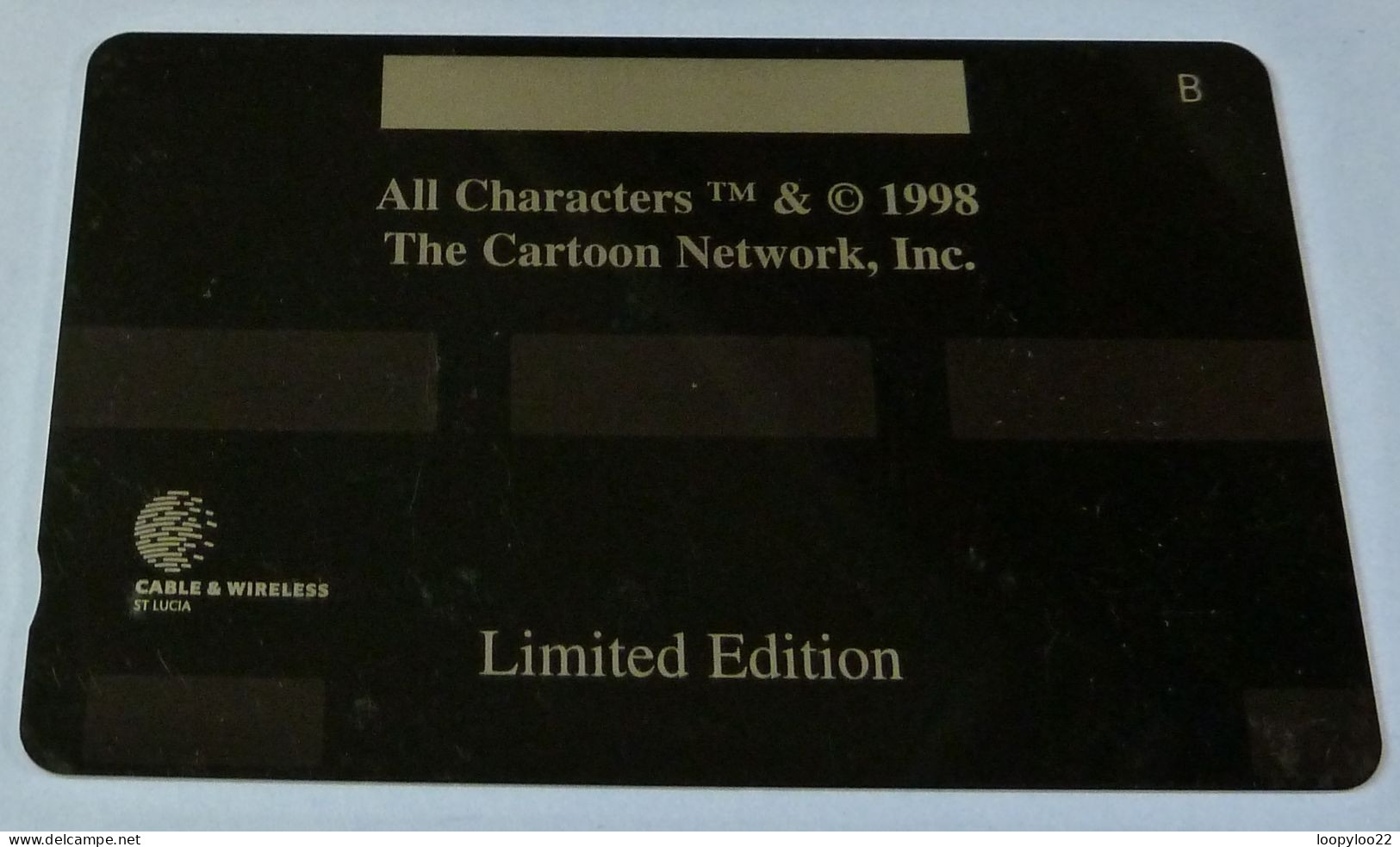 ST LUCIA - GPT - Cable & Wireless - Cartoon Network - Dexter - Specimen - $20 - Limited Edition - Santa Lucia