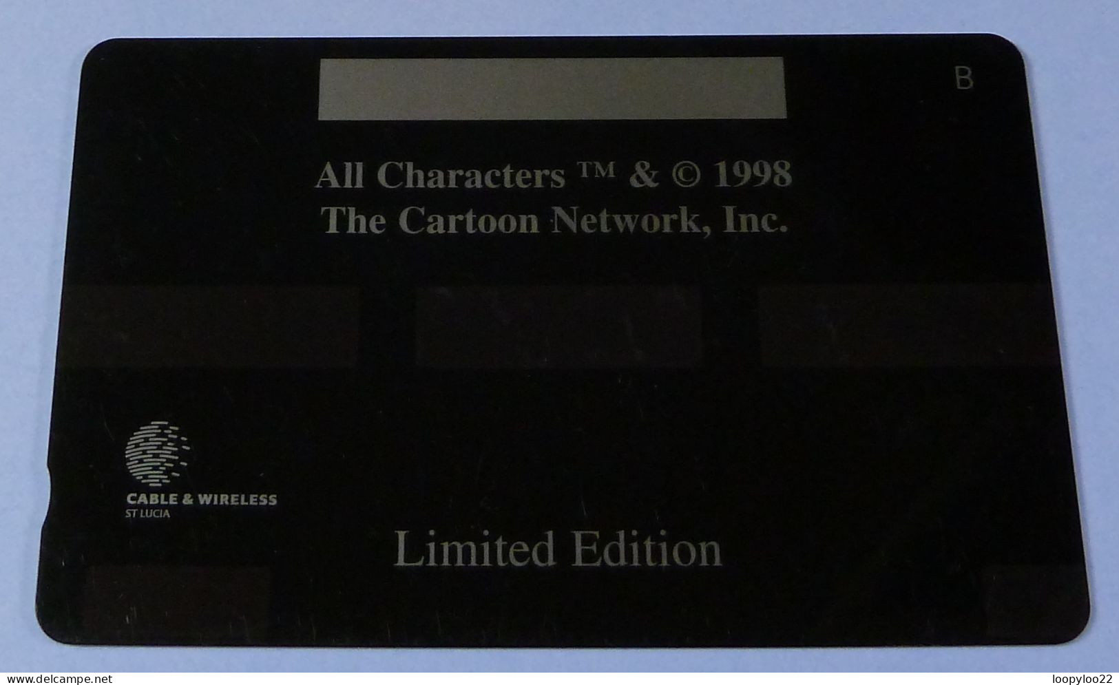 ST LUCIA - GPT - Cable & Wireless - Cartoon Network - Johnny Bravo - Specimen - $10 - Limited Edition - St. Lucia