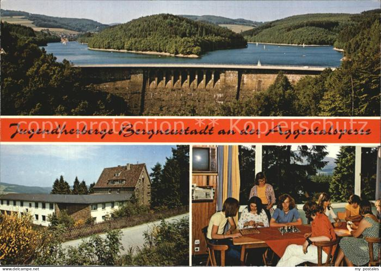 72600530 Bergneustadt Jugendherberge An Der Aggertalsperre Cornely Karte Nr 12.8 - Bergneustadt