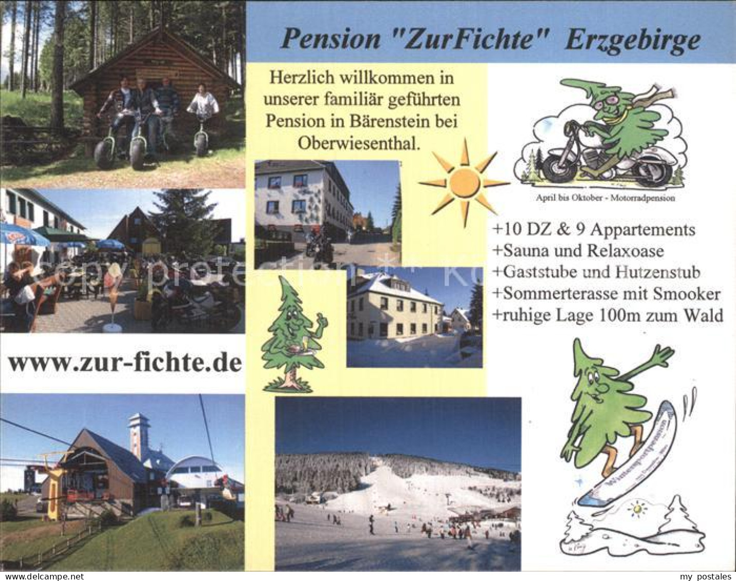 72598617 Baerenstein Annaberg-Buchholz Pension Zur Fichte  Baerenstein - Bärenstein