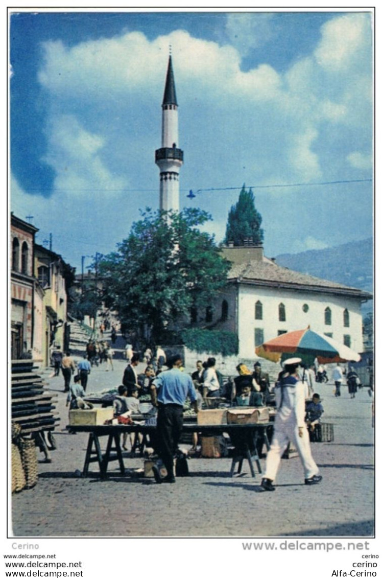 BOSNIA  ERZEGOVINA:  SARAJEVO  -  PIAZZA  COL  MERCATO  -  FOTO  -  FG - Plazas De Mercados