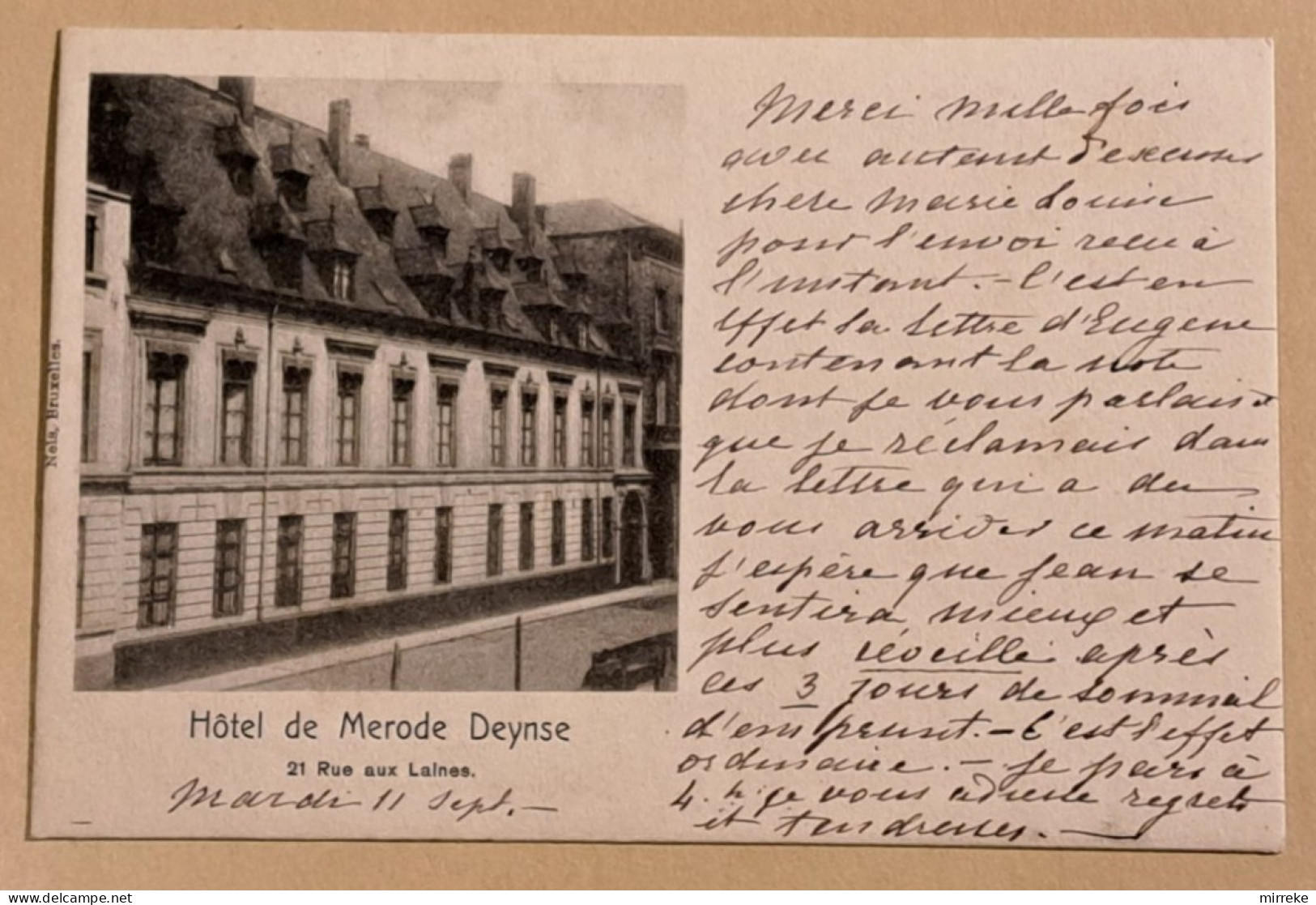@Le3@  -  DEYNSE / DEINZE  -  Hôtel De Merode Deynse - Rue Aux Laines  -  Zie / Voir / See Scan's - Deinze