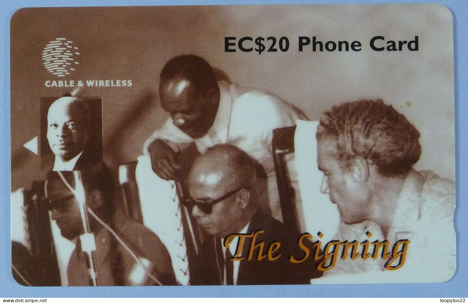 ST LUCIA - GPT - The Signing - Caricom Treaty - Specimen - $20 - Limited Edition - Santa Lucia