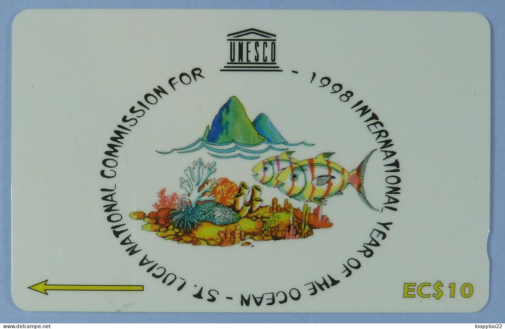 ST LUCIA - GPT - International Year Of The Ocean 1998 - Specimen - $10 - St. Lucia