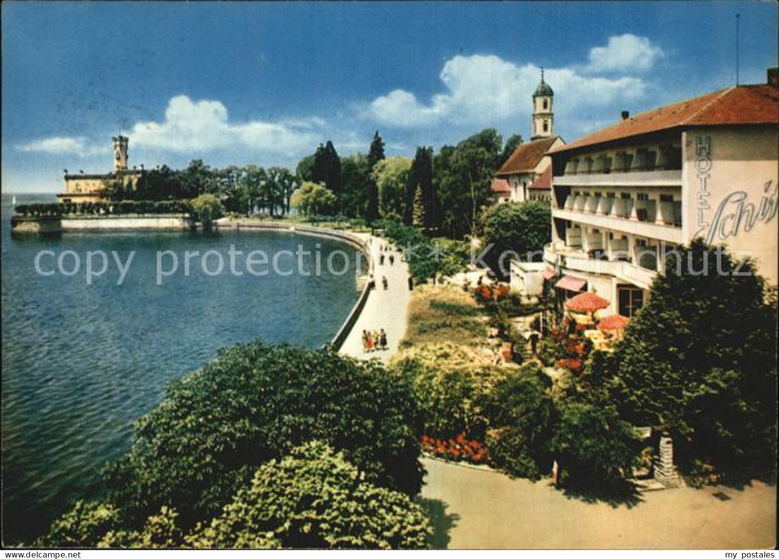 72596313 Langenargen Bodensee Seepromenade Mit Schloss Montfort Langenargen - Langenargen