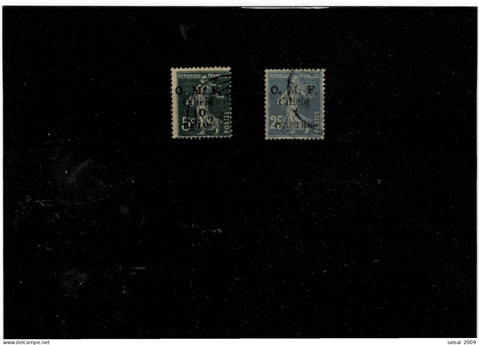 CILICIA ,occupazione Francese ,2 Pezzi Usati ,qualita Ottima - Used Stamps