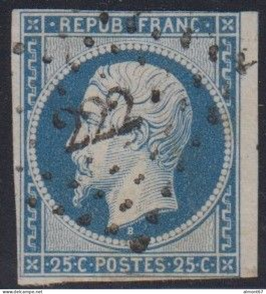 Napoléon N° 10 Oblitéré  P.C. 222 De Azille -- Cote :  45 € - 1852 Louis-Napoléon