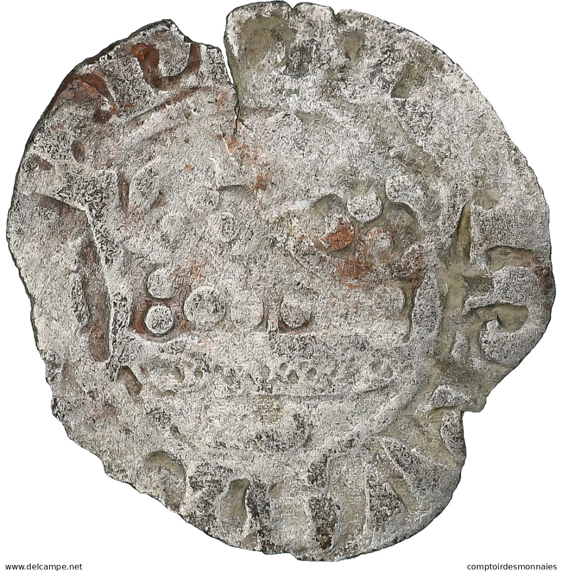 France, Philippe VI, Double Parisis, 1328-1350, Billon, TB, Duplessy:266 - 1328-1350 Philippe VI Le Fortuné