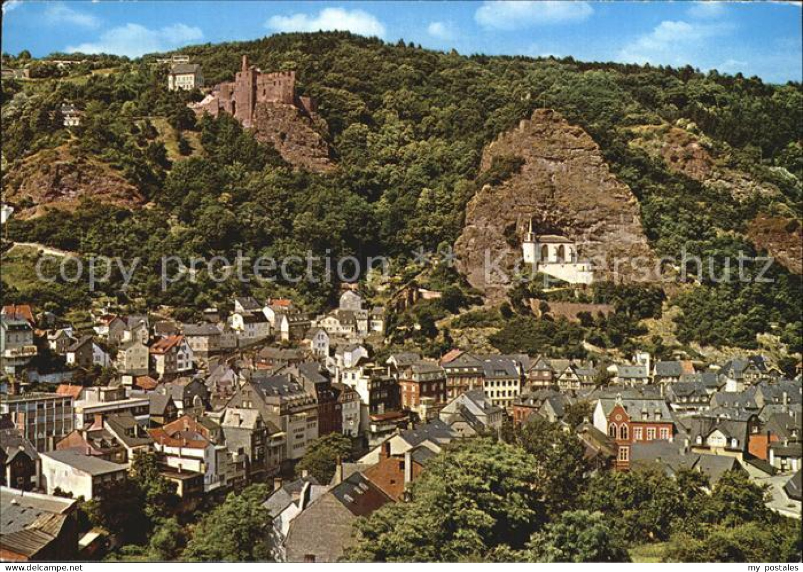 72592416 Idar-Oberstein Schlossruine Felsenkirche Idar-Oberstein - Idar Oberstein