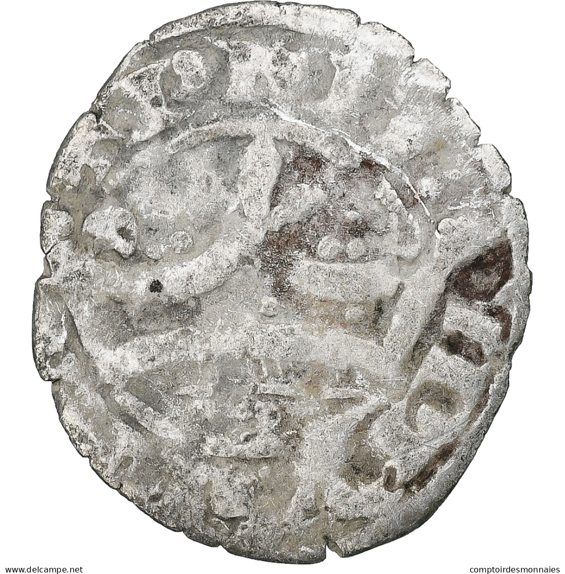 France, Philippe VI, Double Parisis, 1328-1350, Billon, TB, Duplessy:266 - 1328-1350 Philipp VI.