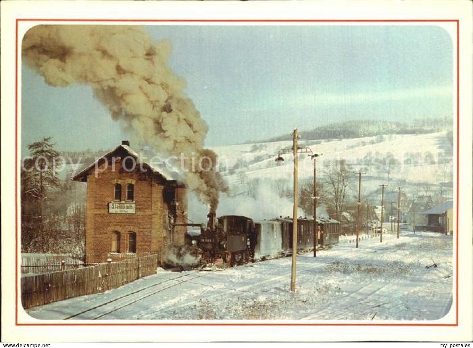 72590754 Joehstadt Schmalspurbahn Wolkenstein Joehstadt Dampflok 99 1561  Im Bah - Jöhstadt