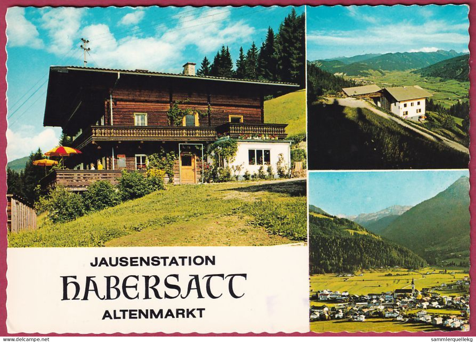 AK: Altenmarkt Im Pongau, Jausenstation Habersatt, Ungelaufen (Nr. 4780) - Altenmarkt Im Pongau