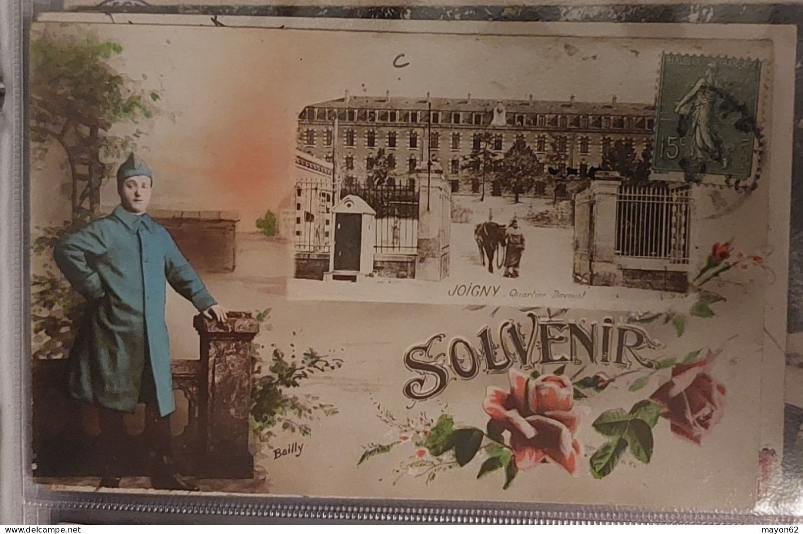 JOIGNY 89 - SOUVENIR - QUARTIER DAVOUST , MILITARIA - Joigny