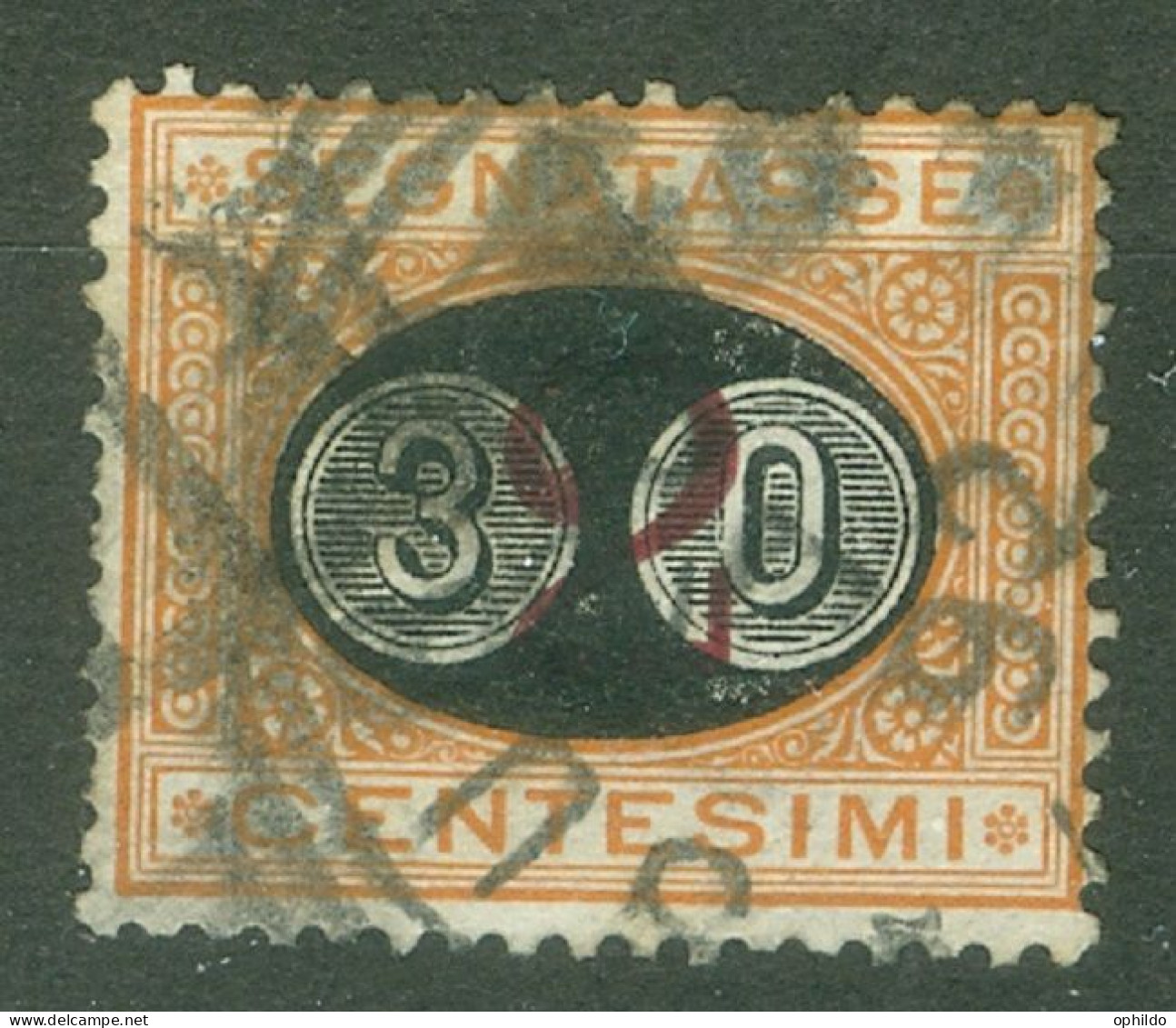 Italie   Taxe  Yv 24  Ou Sassone 19 Ob Second Choix   - Postage Due