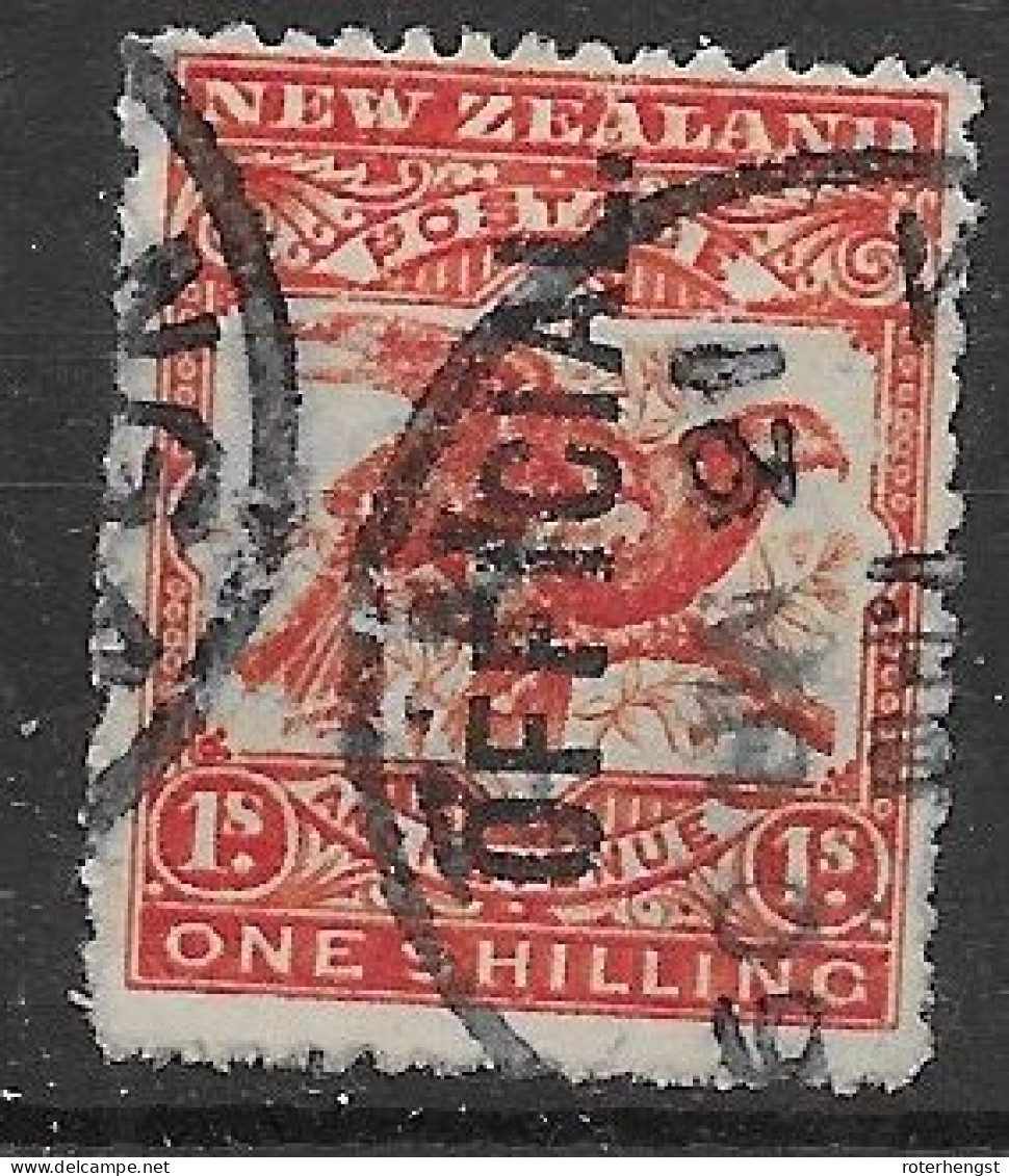 NZ Vfu 1907 22 Euros Bird Michel 110C - Dienstmarken