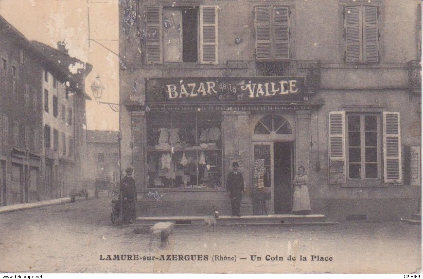 69 - LAMURE SUR AZERGUES - BAZAR  DE LA VALLEE 1914 - Lamure Sur Azergues