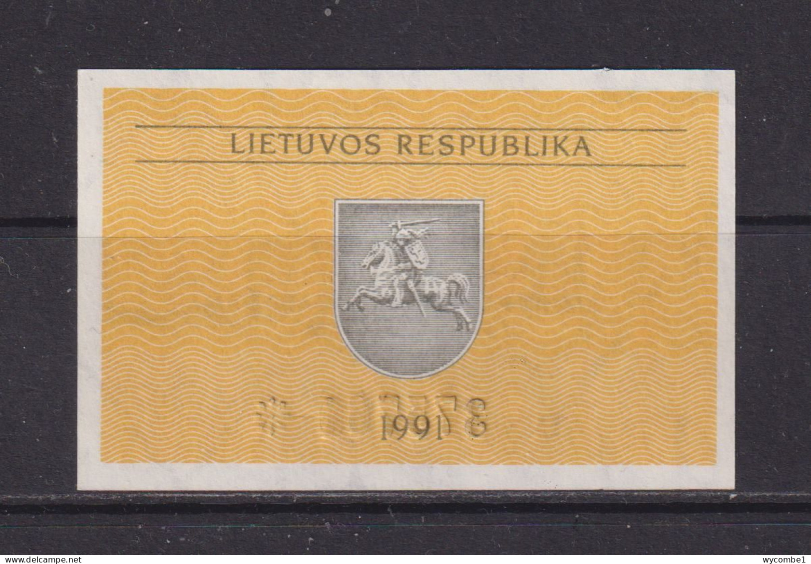 LITHUANIA - 1991 0.20 Talonas UNC Banknote - Lituania