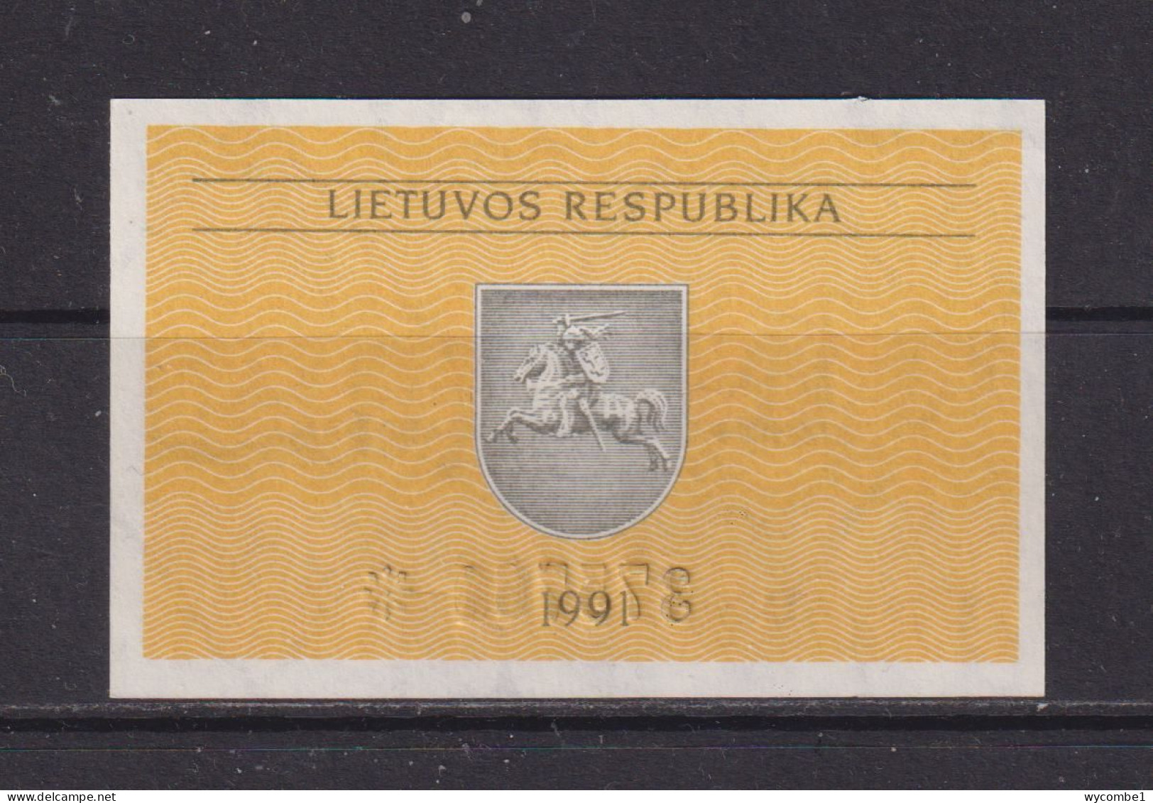 LITHUANIA - 1991 0.20 Talonas UNC Banknote - Lituanie
