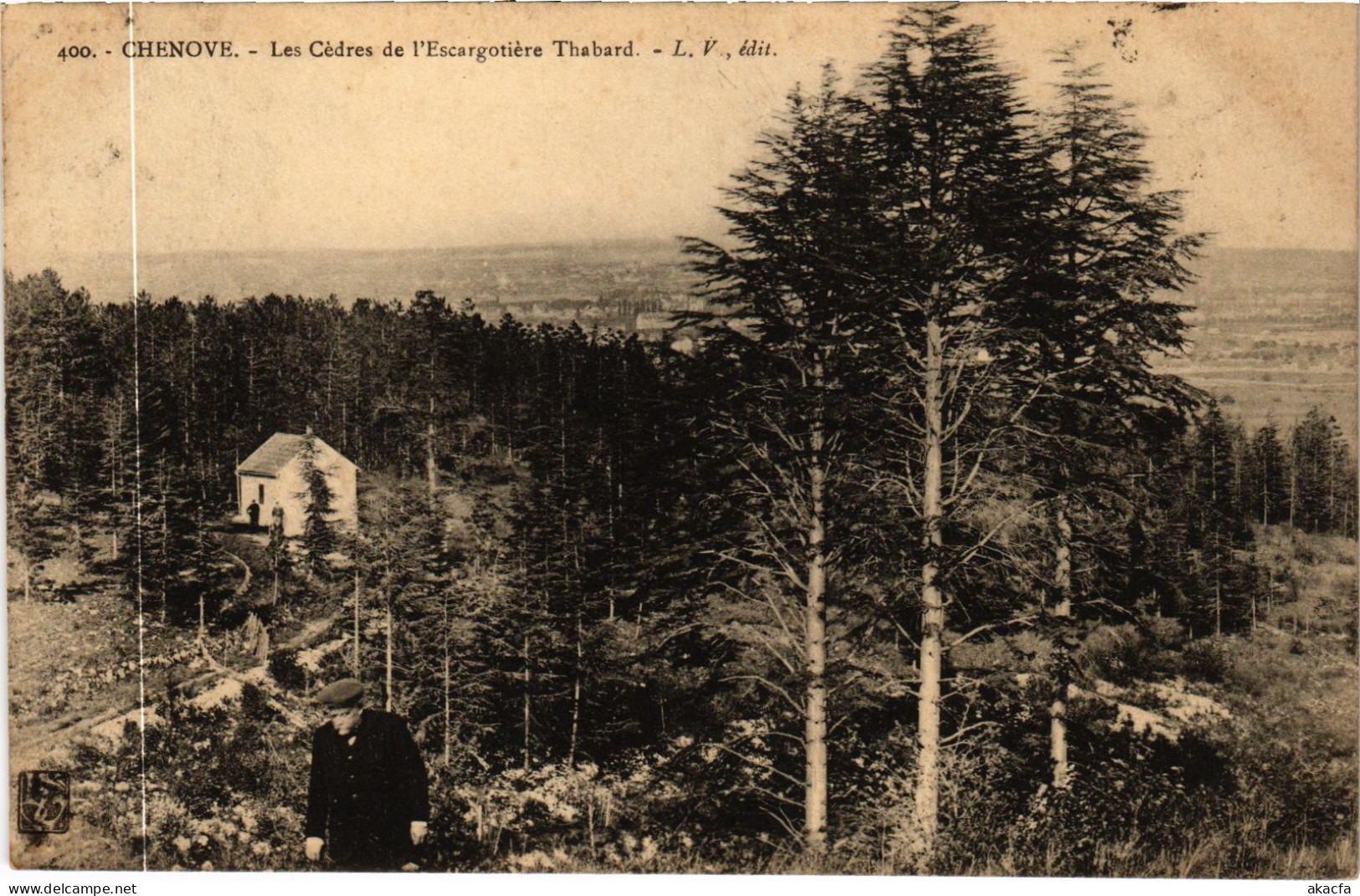 CPA Chenove Les Cedres De L'Escargotiere Thabard FRANCE (1375634) - Chenove