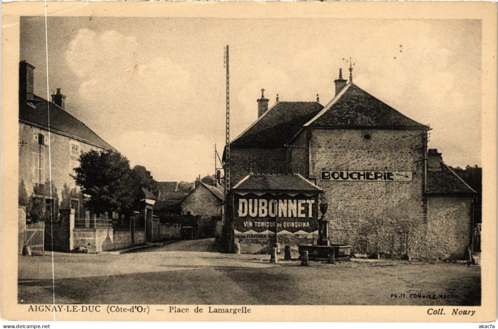 CPA Aignay-Le-Duc Place De Lamargelle FRANCE (1375622) - Aignay Le Duc