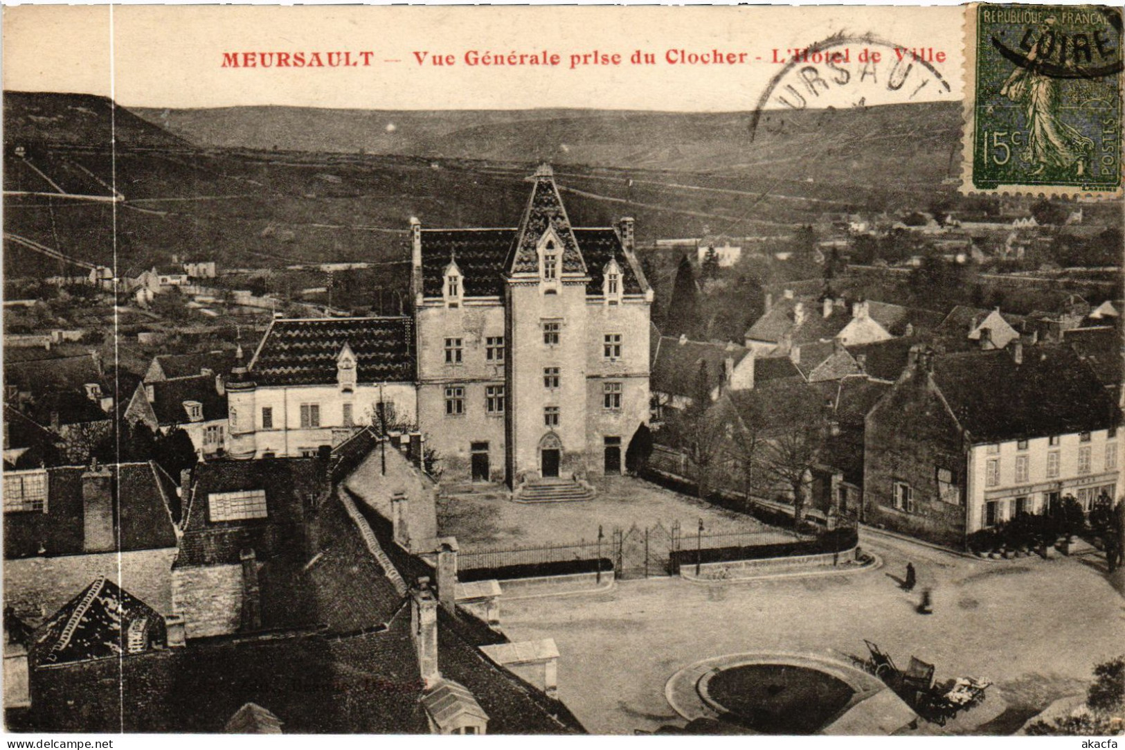 CPA Meursault Vue Generale Prise Du Clocher FRANCE (1375615) - Meursault