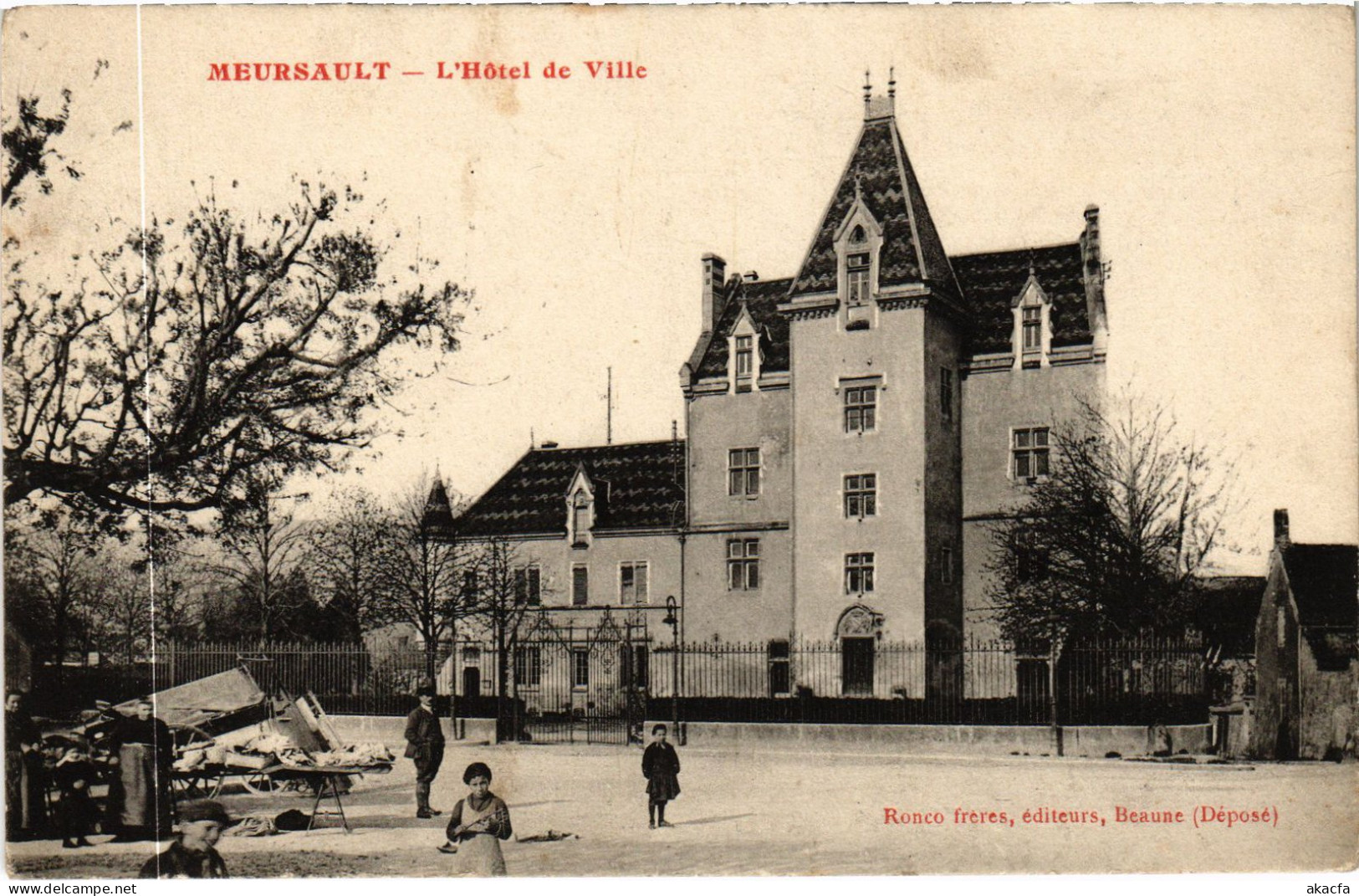 CPA Meursault L'Hotel De Ville FRANCE (1375611) - Meursault